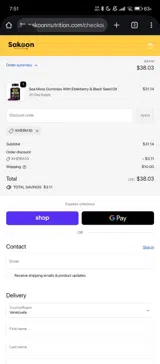 KHEIRA10 coupon verification screenshot