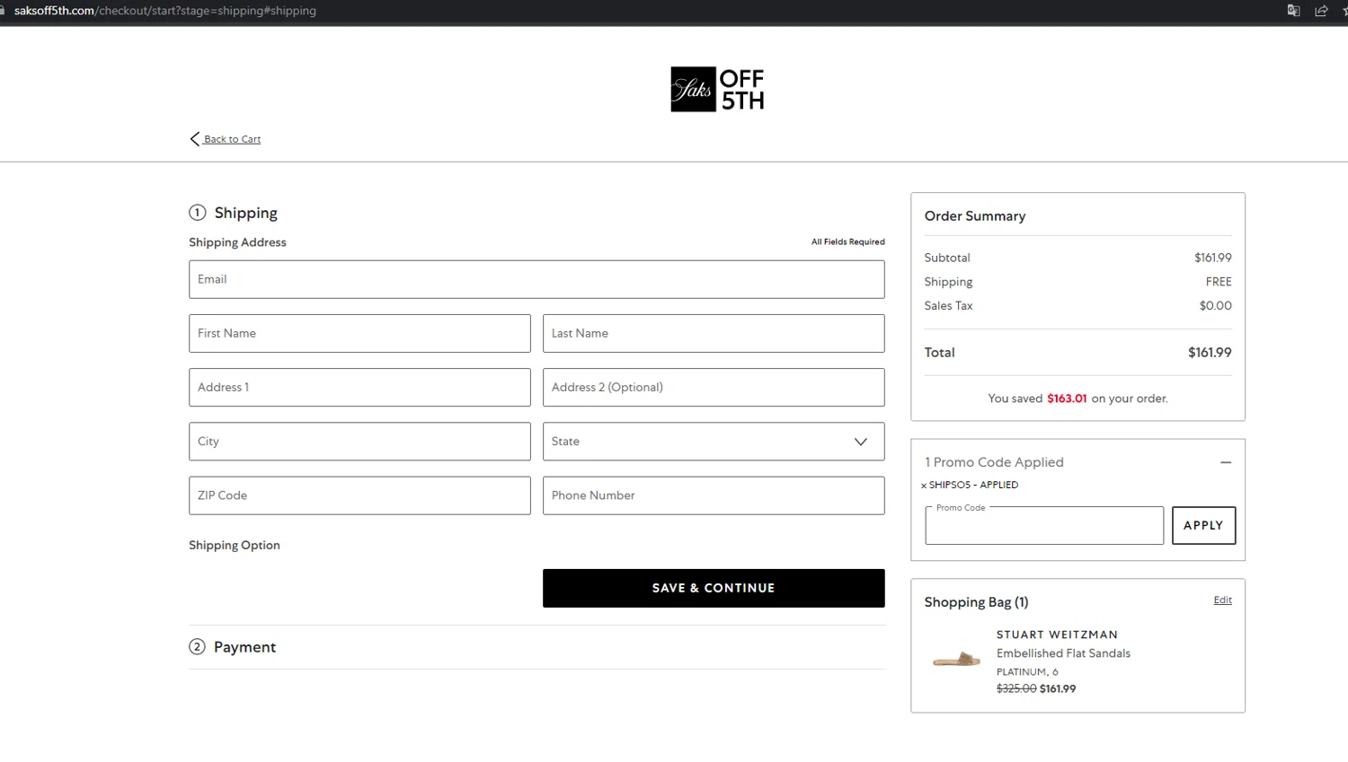 Saks OFF 5TH Promo Codes 25 Off June 2024
