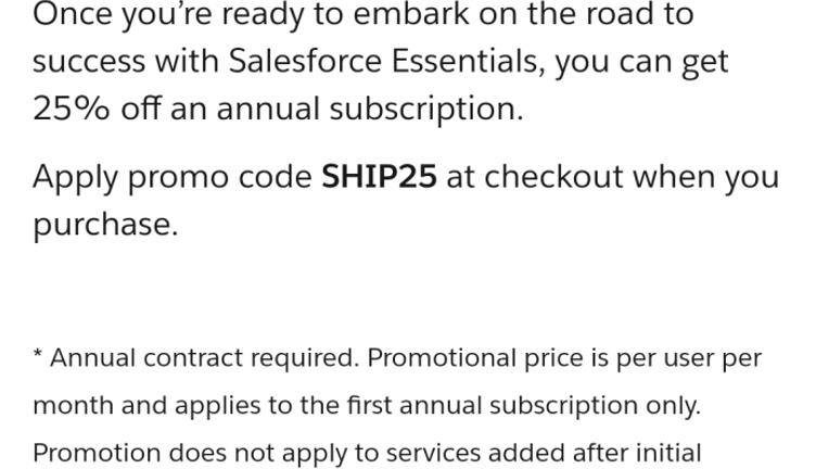 Salesforce Promo Codes - 40% Off (2 Verified) Oct 2025
