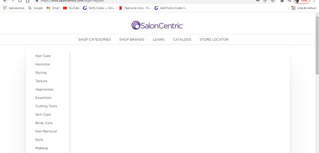 Salon Centric checkout page showing Salon Centric promo code box | Screenshot taken by SimplyCodes community member on Jan 31, 2022