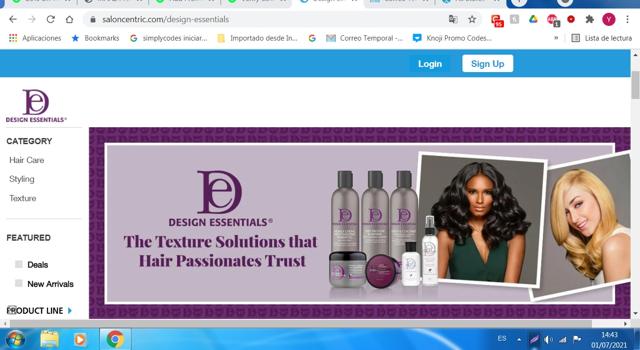 Salon Centric checkout page showing Salon Centric promo code box | Screenshot taken by SimplyCodes community member on Jul 1, 2021