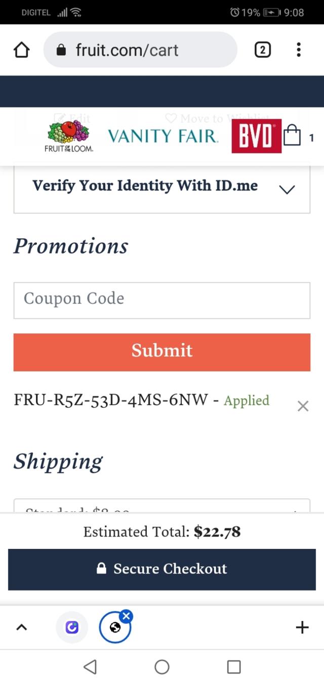 Salon Centric checkout page showing Salon Centric promo code box | Screenshot taken by SimplyCodes community member on Jan 16, 2022