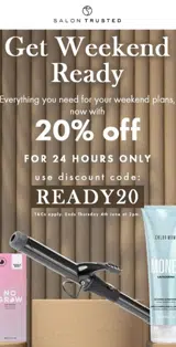 Salon Trusted coupon verification screenshot