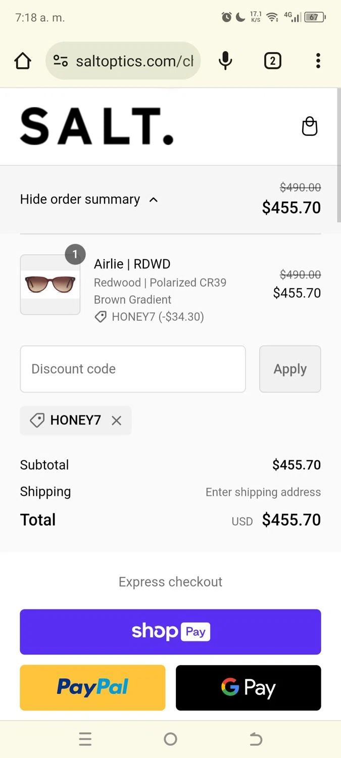 Salt Optics Coupon Codes 30 Off November 2024