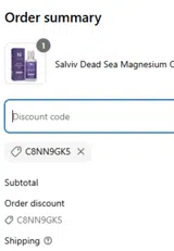 C8NN9GK5 coupon verification screenshot