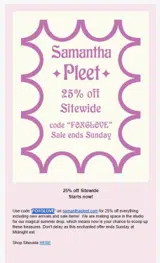 FOXGLOVE coupon verification screenshot