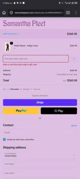 pumpkin coupon verification screenshot
