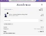 Sambrosa coupon verification screenshot