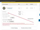VIPSTAFF10 coupon verification screenshot