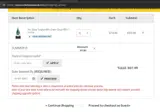 SUMMER10 coupon verification screenshot