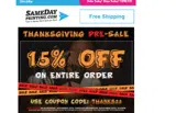 thanks25 coupon verification screenshot