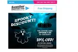 SPOOKY25 coupon verification screenshot