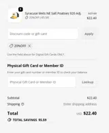 San Antonio Missions coupon verification screenshot