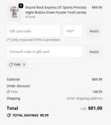 San Antonio Missions coupon verification screenshot