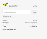 San Antonio Missions coupon verification screenshot