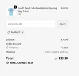 San Antonio Missions coupon verification screenshot