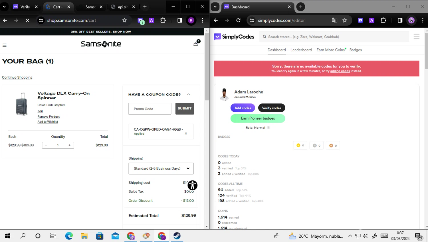 Samsonite Promo Codes 54 Off March 2024