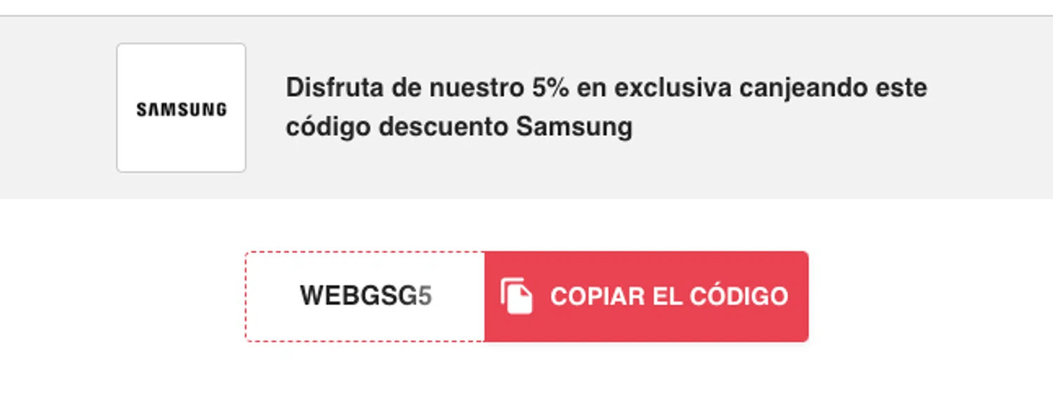Samsung promo code screenshot showing code WEBGSG5 applied at Samsung checkout page. Uploaded by SimplyCodes community member ELOIN777 on Jul 18, 2025