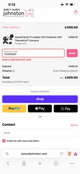 TOYS10AFF coupon verification screenshot
