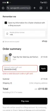 BBANDBHOME coupon verification screenshot
