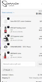 Fall20 coupon verification screenshot
