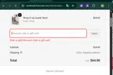 CHARCOAL15 coupon verification screenshot