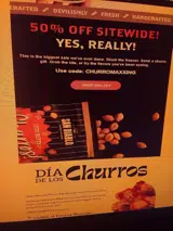 CHURROMAXXING coupon verification screenshot