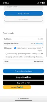 raravez5 coupon verification screenshot