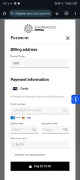 OBIEOPERA30 coupon verification screenshot