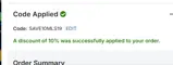 San Jose Earthquakes coupon verification screenshot