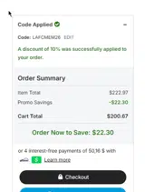 San Jose Earthquakes coupon verification screenshot