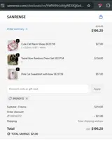 Brenditz coupon verification screenshot
