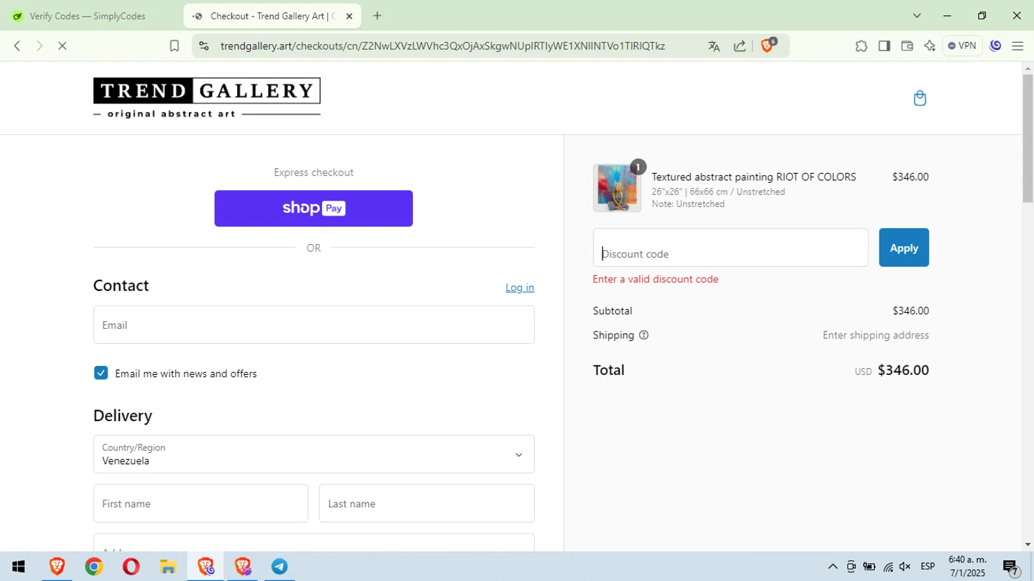 Santa Cruz discount code screenshot showing code Holiday23 applied at Santa Cruz checkout page. Uploaded by SimplyCodes community member anaoee on Jan 7, 2025
