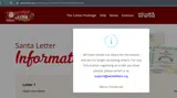 Santa Letter Factory coupon verification screenshot