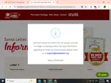 Santa Letter Factory coupon verification screenshot