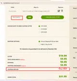 Santa Letter Factory coupon verification screenshot