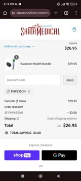 PHP835QN coupon verification screenshot