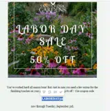 LABORDAY50 coupon verification screenshot