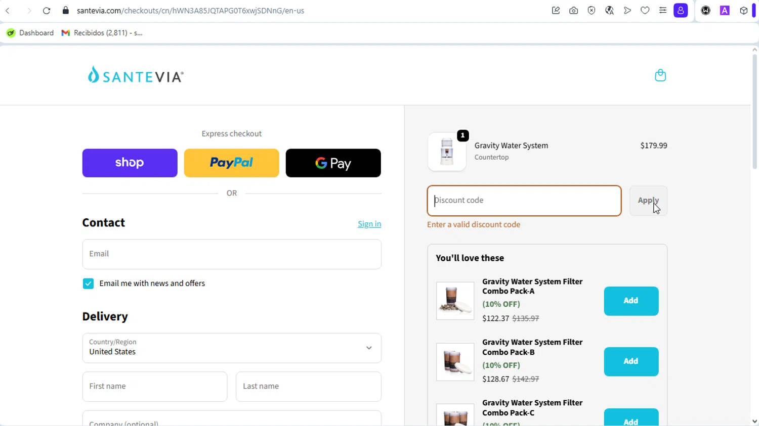 Santevia discount code screenshot showing code PEEPERMOUSE applied at Santevia checkout page. Uploaded by SimplyCodes community member PrincessCoupon on Sep 19, 2025