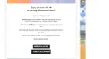 EXTRA5 coupon verification screenshot