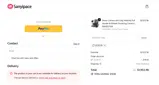 Sanyipace coupon verification screenshot
