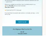 Sanyipace coupon verification screenshot