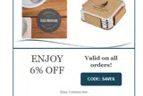 Sanzo Specialties coupon verification screenshot