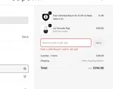 JOELLEN20 coupon verification screenshot