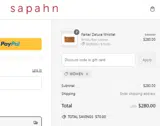 WOMEN coupon verification screenshot