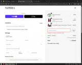 Saphira10 coupon verification screenshot