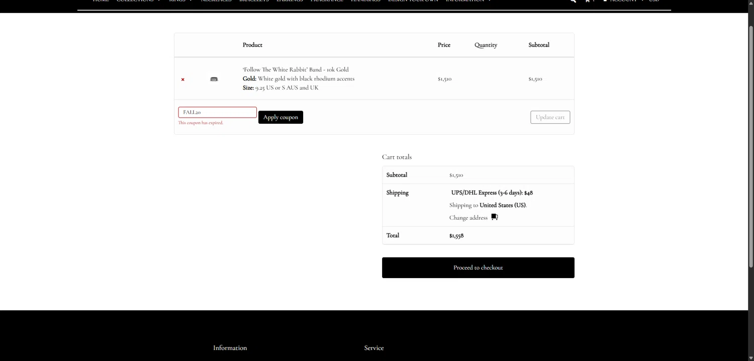 Sapphire Studios Design coupon code screenshot showing code FALL20 applied at Sapphire Studios Design checkout page. Uploaded by SimplyCodes community member EpicLegend237 on Jan 23, 2026