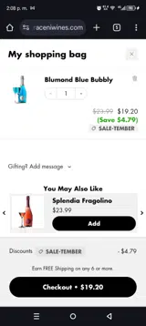 SALE-TEMBER coupon verification screenshot
