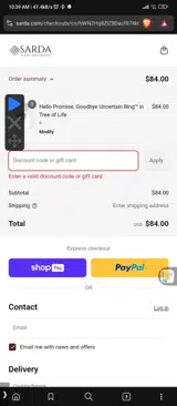 BOGO coupon verification screenshot