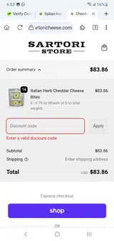 GIFT10 coupon verification screenshot